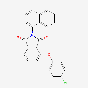 4-(4-chlorophenoxy)-2-(1-naphthyl)-1H-isoindole-1,3(2H)-dione