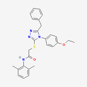 2-{[5-benzyl-4-(4-ethoxyphenyl)-4H-1,2,4-triazol-3-yl]thio}-N-(2,6-dimethylphenyl)acetamide