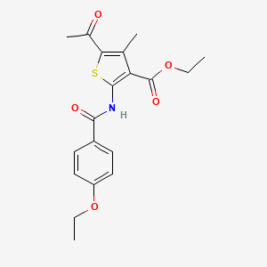 Ethyl 5-acetyl-2-(4-ethoxybenzamido)-4-methylthiophene-3-carboxylate