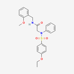 N~2~-[(4-ethoxyphenyl)sulfonyl]-N~1~-(2-methoxybenzyl)-N~2~-phenylglycinamide