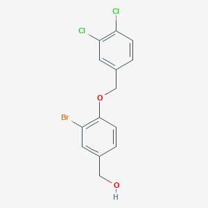 [3-bromo-4-[(3,4-dichlorophenyl)methoxy]phenyl]methanol