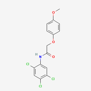 2-(4-methoxyphenoxy)-N-(2,4,5-trichlorophenyl)acetamide