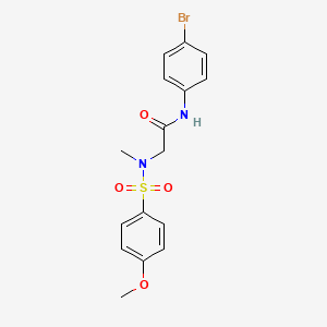 N~1~-(4-bromophenyl)-N~2~-[(4-methoxyphenyl)sulfonyl]-N~2~-methylglycinamide