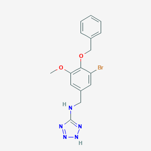 N-[4-(benzyloxy)-3-bromo-5-methoxybenzyl]-1H-tetrazol-5-amine
