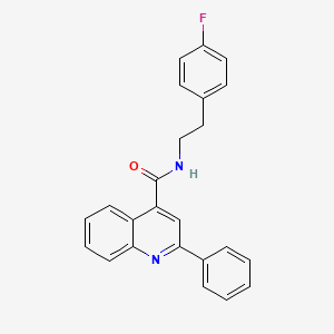 N-[2-(4-fluorophenyl)ethyl]-2-phenylquinoline-4-carboxamide