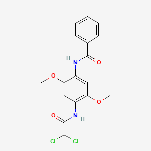 N-{4-[(dichloroacetyl)amino]-2,5-dimethoxyphenyl}benzamide