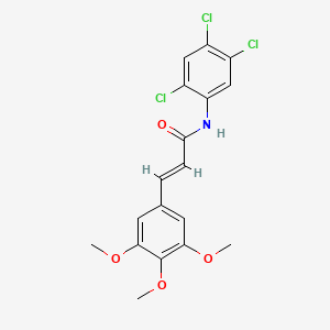 N-(2,4,5-trichlorophenyl)-3-(3,4,5-trimethoxyphenyl)acrylamide