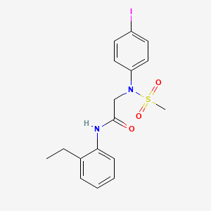 N~1~-(2-ethylphenyl)-N~2~-(4-iodophenyl)-N~2~-(methylsulfonyl)glycinamide