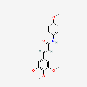 (2E)-N-(4-ethoxyphenyl)-3-(3,4,5-trimethoxyphenyl)prop-2-enamide