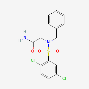 N~2~-benzyl-N~2~-[(2,5-dichlorophenyl)sulfonyl]glycinamide