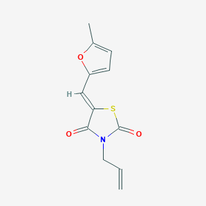 3-allyl-5-[(5-methyl-2-furyl)methylene]-1,3-thiazolidine-2,4-dione