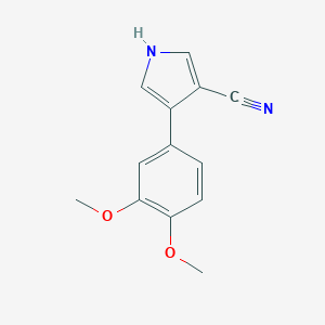 4-(3,4-Dimethoxyphenyl)-1H-pyrrole-3-carbonitrile