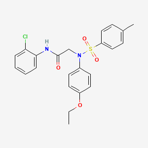 N~1~-(2-chlorophenyl)-N~2~-(4-ethoxyphenyl)-N~2~-[(4-methylphenyl)sulfonyl]glycinamide