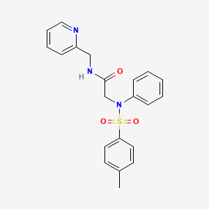 N~2~-[(4-methylphenyl)sulfonyl]-N~2~-phenyl-N~1~-(2-pyridinylmethyl)glycinamide