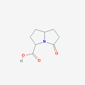 1H-Pyrrolizine-3-carboxylicacid,hexahydro-5-oxo-(9CI)