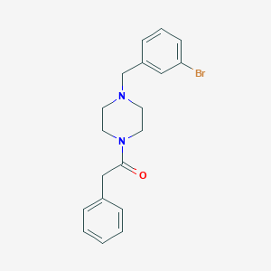 1-(3-bromobenzyl)-4-(phenylacetyl)piperazine