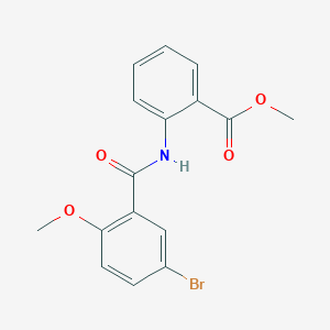 methyl 2-[(5-bromo-2-methoxybenzoyl)amino]benzoate