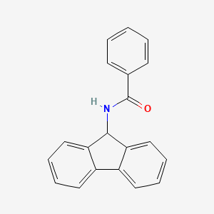 molecular formula C20H15NO B3554751 N-9H-fluoren-9-ylbenzamide CAS No. 26863-96-7