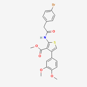 METHYL 2-{[2-(4-BROMOPHENYL)ACETYL]AMINO}-4-(3,4-DIMETHOXYPHENYL)-3-THIOPHENECARBOXYLATE