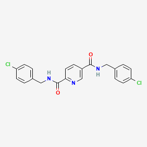 N,N'-bis(4-chlorobenzyl)-2,5-pyridinedicarboxamide