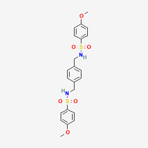 N,N'-[1,4-phenylenebis(methylene)]bis(4-methoxybenzenesulfonamide)