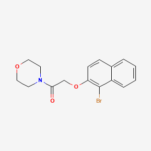 4-{[(1-bromo-2-naphthyl)oxy]acetyl}morpholine