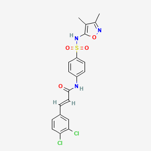 3-(3,4-dichlorophenyl)-N-(4-{[(3,4-dimethyl-5-isoxazolyl)amino]sulfonyl}phenyl)acrylamide