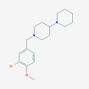 1'-(3-bromo-4-methoxybenzyl)-1,4'-bipiperidine