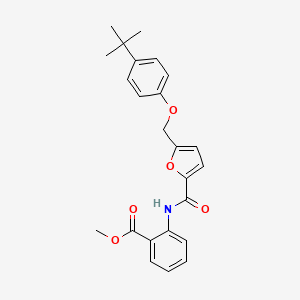 methyl 2-({5-[(4-tert-butylphenoxy)methyl]-2-furoyl}amino)benzoate