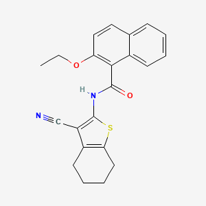 N-(3-cyano-4,5,6,7-tetrahydro-1-benzothien-2-yl)-2-ethoxy-1-naphthamide