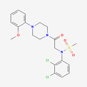 N-(2,3-dichlorophenyl)-N-{2-[4-(2-methoxyphenyl)-1-piperazinyl]-2-oxoethyl}methanesulfonamide