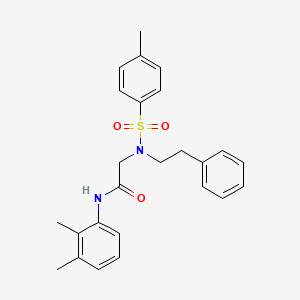 N~1~-(2,3-dimethylphenyl)-N~2~-[(4-methylphenyl)sulfonyl]-N~2~-(2-phenylethyl)glycinamide