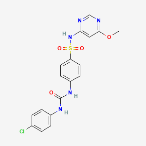 4-({[(4-chlorophenyl)amino]carbonyl}amino)-N-(6-methoxy-4-pyrimidinyl)benzenesulfonamide