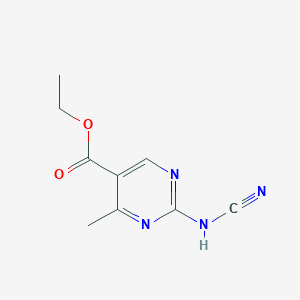 Ethyl 2-(cyanoamino)-4-methylpyrimidine-5-carboxylate