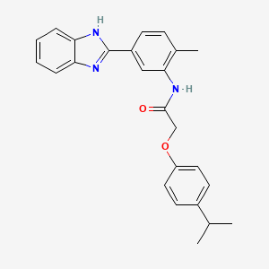 N-[5-(1H-benzimidazol-2-yl)-2-methylphenyl]-2-(4-isopropylphenoxy)acetamide