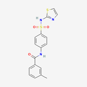 3-methyl-N-{4-[(1,3-thiazol-2-ylamino)sulfonyl]phenyl}benzamide