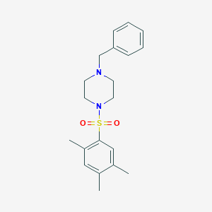 molecular formula C20H26N2O2S B355610 1-Benzyl-4-(2,4,5-trimethylphenyl)sulfonylpiperazine CAS No. 684226-34-4