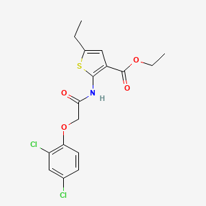 ethyl 2-{[(2,4-dichlorophenoxy)acetyl]amino}-5-ethyl-3-thiophenecarboxylate