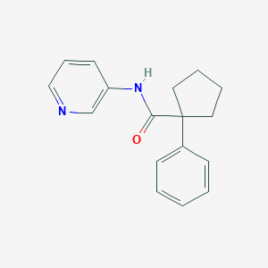 molecular formula C17H18N2O B355656 1-phenyl-N-(3-pyridinyl)cyclopentanecarboxamide CAS No. 87315-39-7