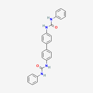 molecular formula C26H22N4O2 B3556571 N,N''-4,4'-biphenyldiylbis(N'-phenylurea) CAS No. 5561-72-8