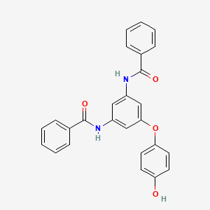 N~1~-[3-(BENZOYLAMINO)-5-(4-HYDROXYPHENOXY)PHENYL]BENZAMIDE