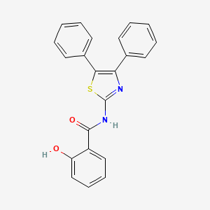 N-(4,5-diphenyl-1,3-thiazol-2-yl)-2-hydroxybenzamide