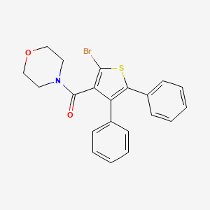 4-[(2-bromo-4,5-diphenyl-3-thienyl)carbonyl]morpholine