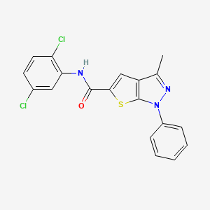 N-(2,5-dichlorophenyl)-3-methyl-1-phenyl-1H-thieno[2,3-c]pyrazole-5-carboxamide