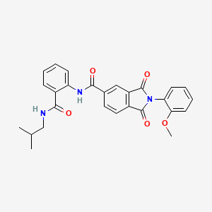 N-{2-[(isobutylamino)carbonyl]phenyl}-2-(2-methoxyphenyl)-1,3-dioxo-5-isoindolinecarboxamide