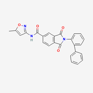 2-(2-biphenylyl)-N-(5-methyl-3-isoxazolyl)-1,3-dioxo-5-isoindolinecarboxamide