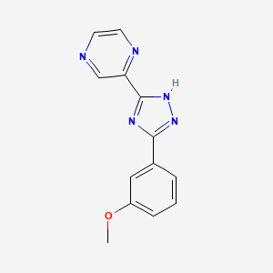 Pyrazine, 2-[3-(3-methoxyphenyl)-1H-1,2,4-triazol-5-yl]-