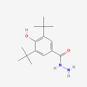 molecular formula C15H24N2O2 B3556830 3,5-DI(TERT-BUTYL)-4-HYDROXYBENZOHYDRAZIDE 