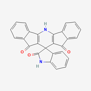 5H-spiro[diindeno[1,2-b:2',1'-e]pyridine-6,3'-indole]-2',5,7(1'H,12H)-trione