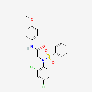 N~2~-(2,4-dichlorophenyl)-N~1~-(4-ethoxyphenyl)-N~2~-(phenylsulfonyl)glycinamide